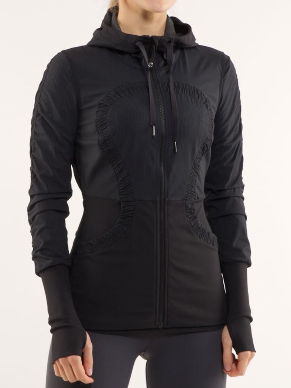 Lululemon Dance Studio Jacket black size 6 reversible